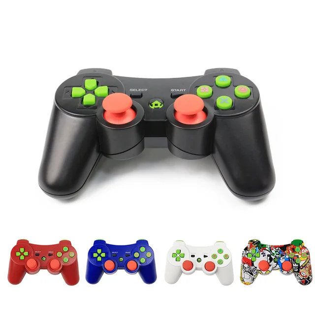 Best Price Wireless Bluetooth Controller Gamepad For PS3 Dual Vibration Gamepad For Sony Playstation 3 SIXAXIS Controle Joystick Accessory