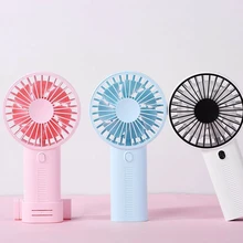 1 шт. портативный usb-мини-вентилятор для улицы ручной путешествия воздушный вентилятор держатель для телефона перезаряжаемый Электрический вентилятор для дома и офиса путешествия горячий