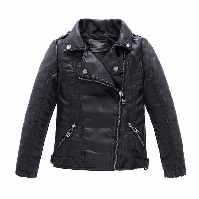 baby boy faux leather jacket