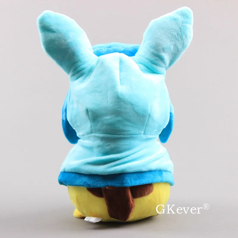 10 Стили Пикачу Косплей Eevee Jolteon Пикачу в Vaporeon плащ серия Пикачу куклы мягкие куклы Sylveon игрушки 1" 28 см