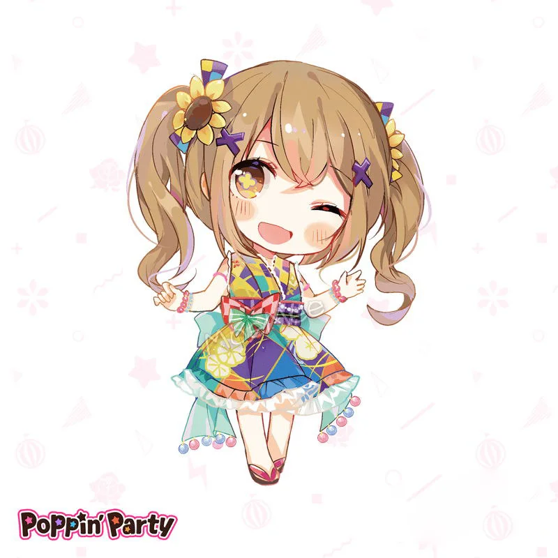 Японская аниме игра BanG Dream! Вечерние брелки для косплея Касуми Тояма из акрила
