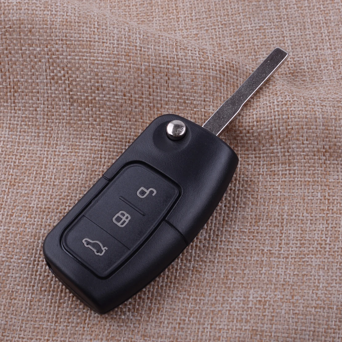 

CITALL 3 Buttons Car Flip Folding Remote Key Shell Fit for Ford Mondeo MK4 Fiesta C-Max Galaxy Kuga S-Max 2008 2009 2010