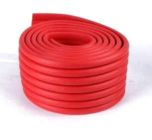 Детская безопасная мягкая угловая защитная накладка на край стола, защитный бампер для подушки - Цвет: Red