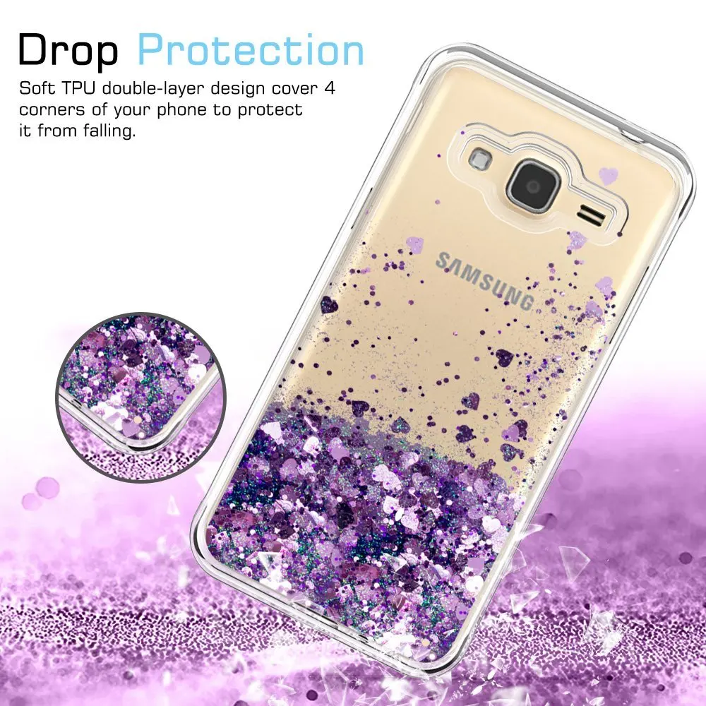 YIESOM J3 2016 Luxury Liquid Glitter Soft TPU Case For SAMSUNG GALAXY J3 2016 J310 J5 2016 J510 J7 2016 J710 J5 J7 Prime Cases (2)