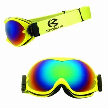 Новое поступление двойные линзы противотуманные лыжные очки gafas skibril лыжные очки Googles зеленый/серебристый/цветок Снег Сноуборд очки
