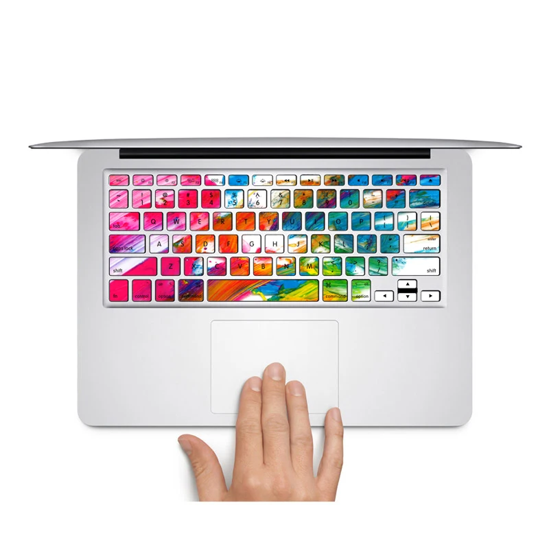 YC наклейка 2018 для Macbook клавиатура Виниловая ноутбука США и ЕС с рисунком Обложка