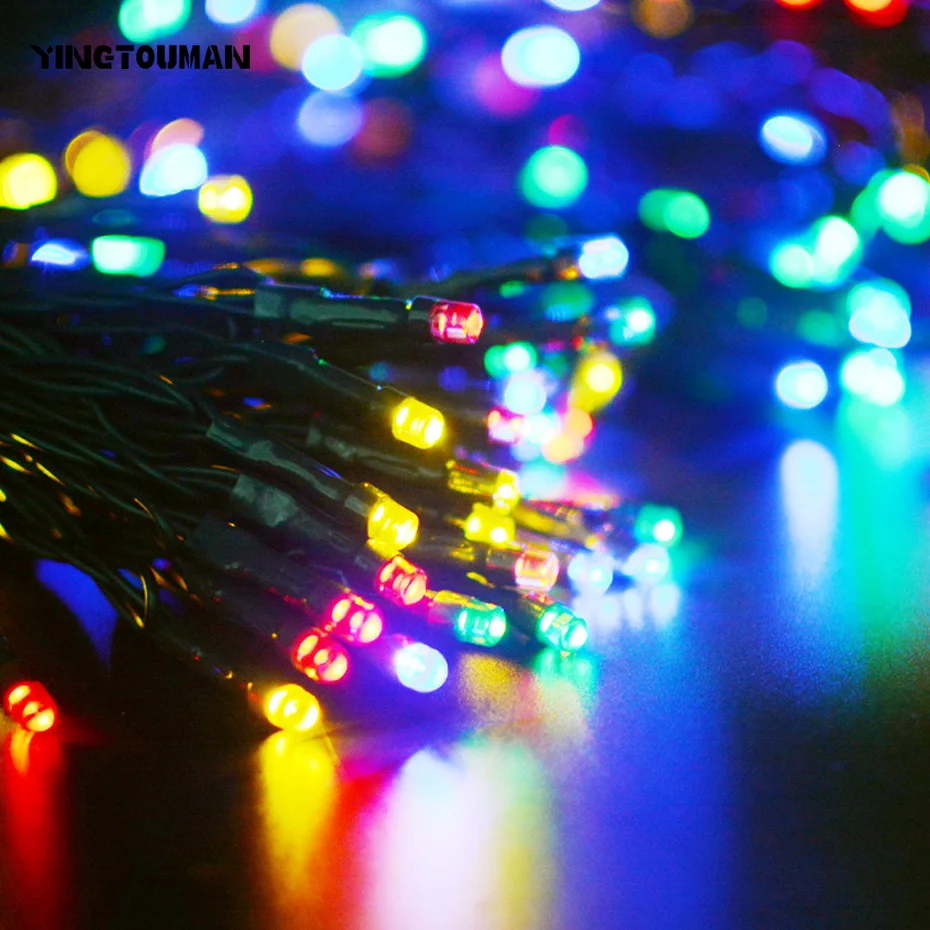 

YINGTOUMAN 200 LEDS Lamp Fairy Holiday Christmas Party Garlands Solar Garden Lawn Outdoor Lights Solar Lamps LED String Light