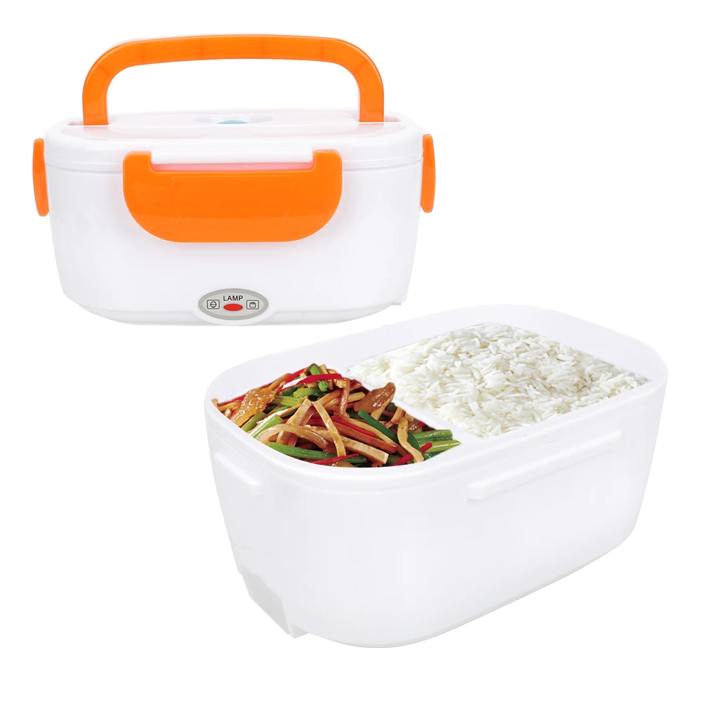 NICEYARD Portable 220V/110V Lunch Box Electric Heating US/EU Plug Food Warmer Heater Cartoon Bento Box Food Storage Container