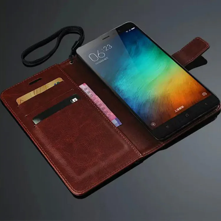 Чехол для Xiaomi Redmi Note 3 кожаный чехол-книжка с бумажником чехол телефона Xiomi чехлы