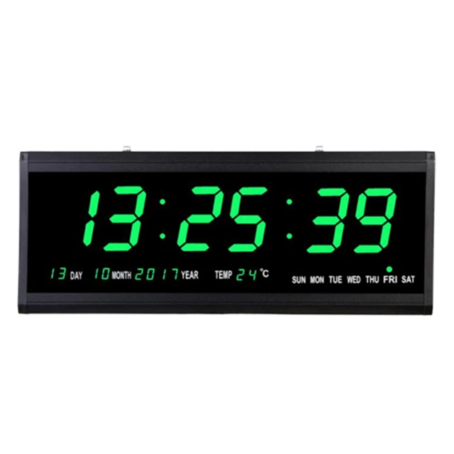 Large Screen Display Electric LED Clock Digital LED Wall Clock With Large Screen Display Electric LED Clock Digital LED Wall Clock With
