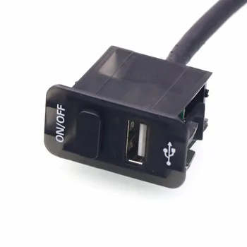 

Car Charger USB with On/Off Button fog Switch Use for TOYOTA Hilux VIGO,Coaster,Corolla ex,Yaris,Reiz