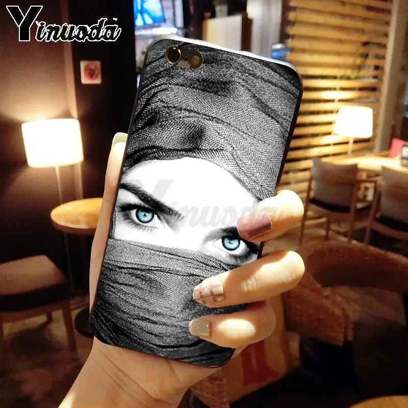 Muslim islamic gril eyes