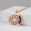 With Chain as Gife! Wholesale 20mm 25mm 30mm 316LStainles Steel Essential Oil Diffuser Perfume Locket Necklace 3