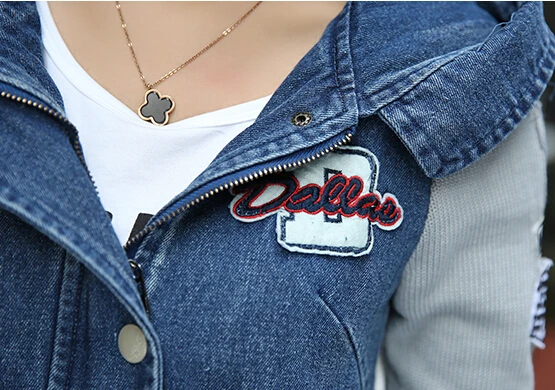 Zipper Les Denim Veste Taille 2018 La Hiver Longues Vestes Femmes Plus Survêtement Blue Tricoté Longs S2488 Nouveau Automne Jeans Pour Manches À Manteau Tdqzqwg