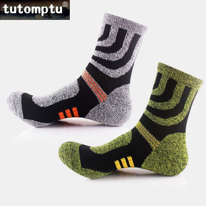 

Tutomptu 1 Pairs Professional Climbing Socks Sport Socks Running Football Basketball Soccer Socks Men's Thermal Winter Socks