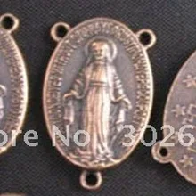 90 шт. Antiqued меди PLT человек овальные 2-в-1 ссылки A961C