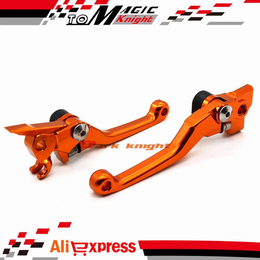 

For KTM 250EXC-R/XC-F/SX-F 2007-2013, 250EXC-F/XC/XC-W/XCF-W/SX 2006-2012 Motocross CNC Pivot Brake Clutch Levers Orange