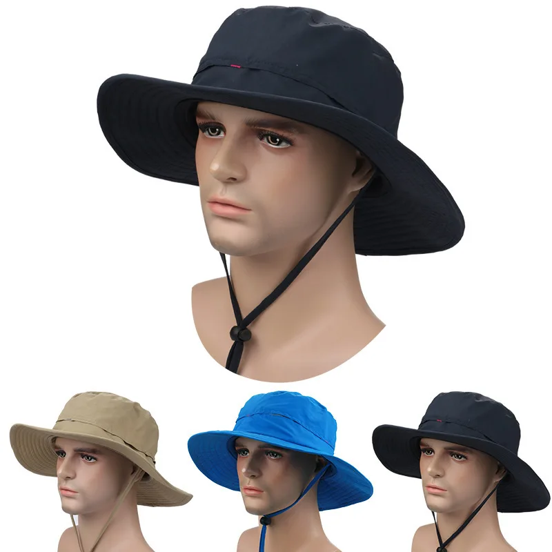 2016 New Outdoor Bucket Hat Brim Quick drying Breathable Sun Hats
