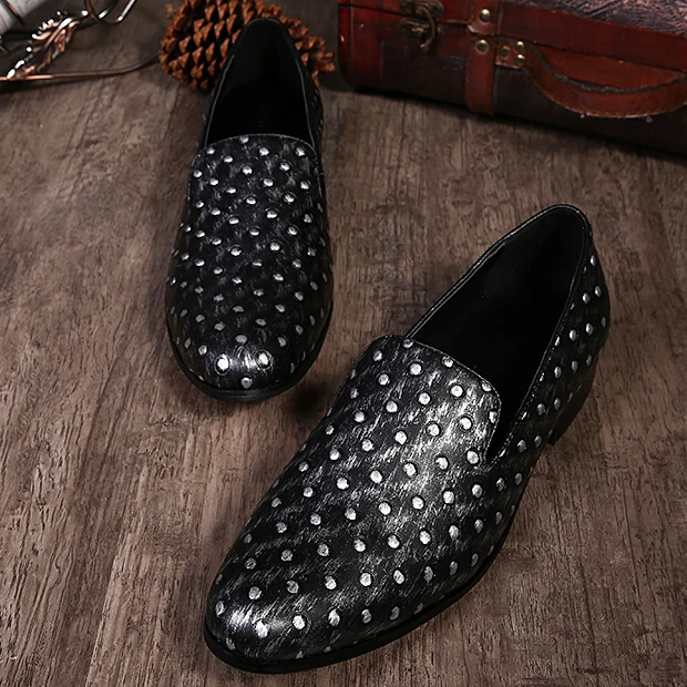 polka dot loafers
