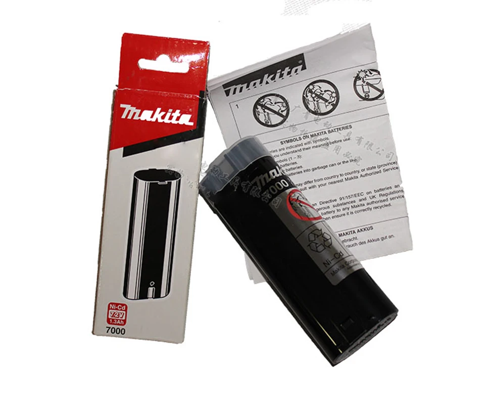 Японская аккумуляторная батарея Makita Ni-cd 7 2 в 700 Ач 6010DWE для электрической отвертки