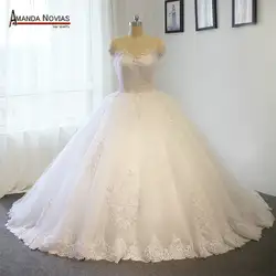 Принцесса Свадебное бальное платье Кружева Аппликация торжественное платье