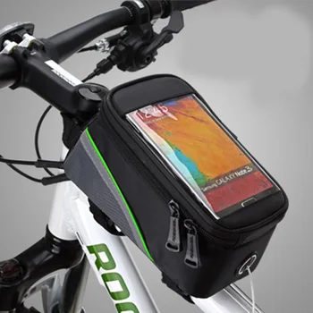 

BICYCLE BAGS CYCLING BIKE FRAME IPHONE BAGS HOLDER PANNIER MOBILE PHONE BAG CASE 4.2"-5.5"