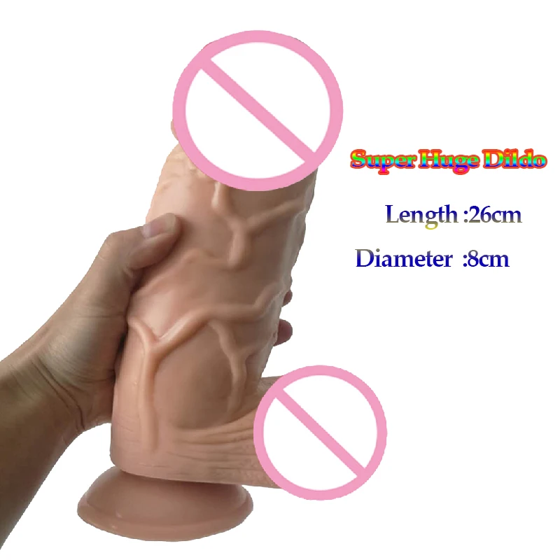Super Huge Thick Dildo Big dick Suction Cup Penis Giant Dong Anal Sex Toys Female Over Size Dildos Woman Masturbation Erotic Toy