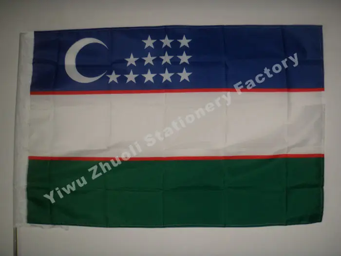 Флаг Узбекистана 115x90 см (3x5 футов) г республика узбекистан|flag|uzbekistan flagrepublic |