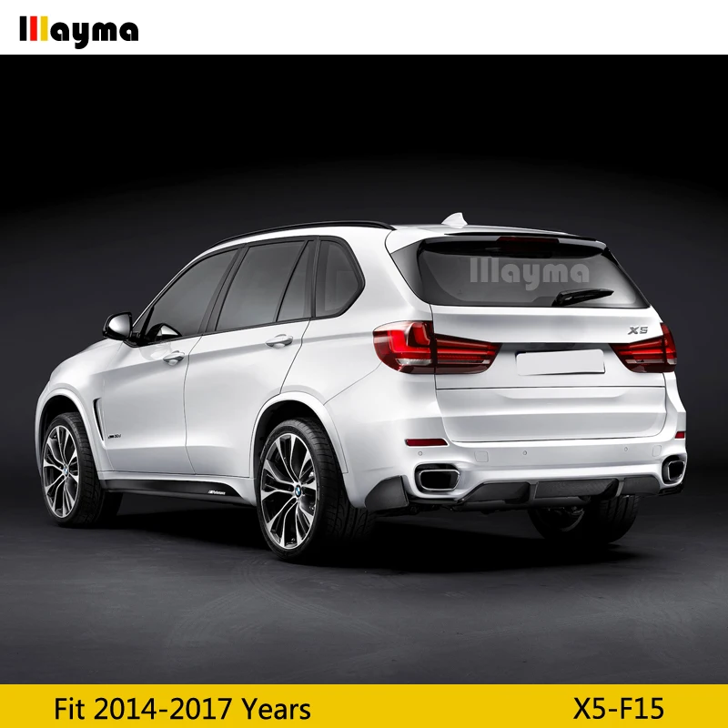 М-стиль исполнения углеродного волокна спойлер антикрыло на крышу для BMW X5 28i 30d 35i xDrive- год F15 X5m задний багажник спойлер