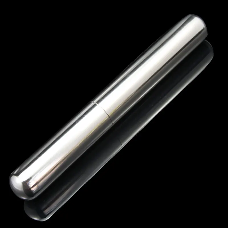 Cigarette Gadgets Silver Stainless Steel Travel Cigar Tube Portable Jar Mini Humidor Humidifier Hygrometer Tobacco WZ | Дом и сад