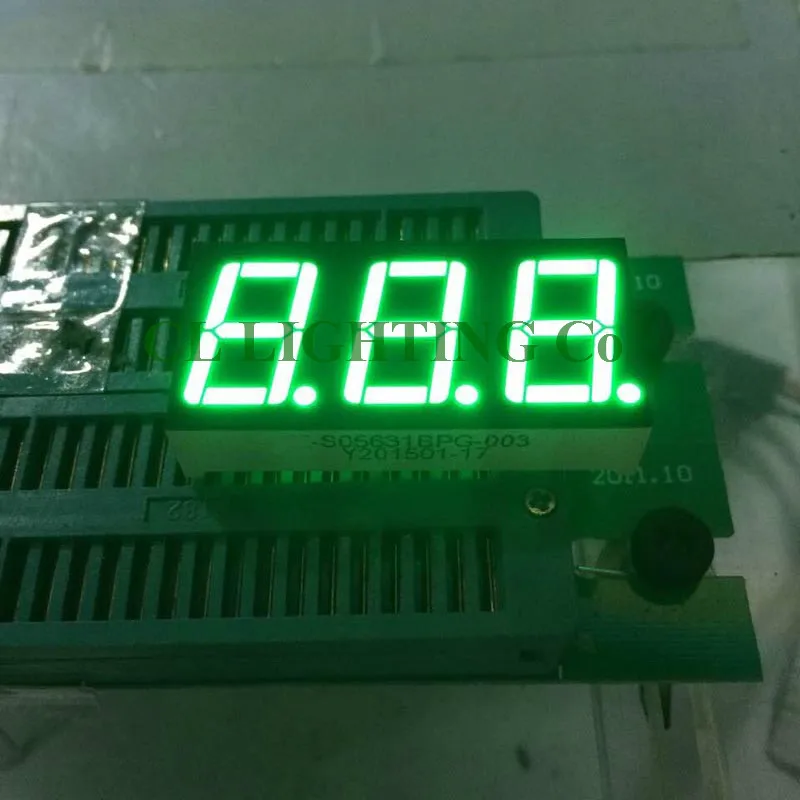 2 x 0.56/" VERDE 1 Cifre Display SETTE 7 Segmenti Anodo Comune LED
