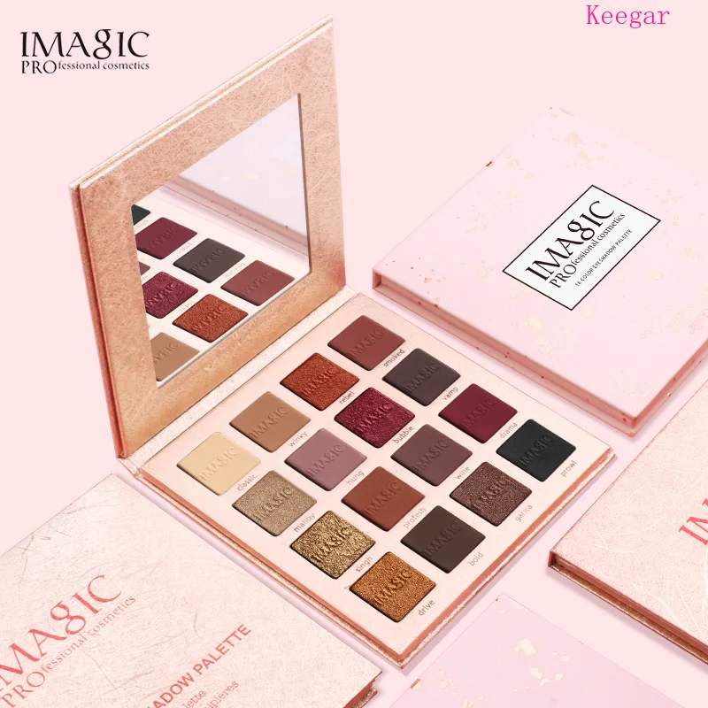 

IMAGIC Eyeshadow Matte Shimmer Glitter Easy To Wear Eye Shadow Palette Profissional Waterproof Long-lasting Eye Shadow