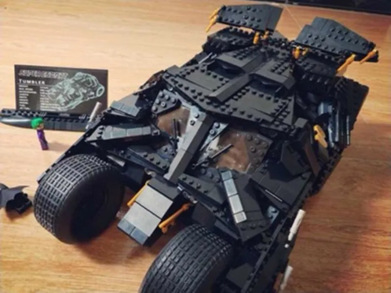 

DHL 07060 Super Hero Movie Series The Tumbler Batman Armored Chariot Set 76023 Building Block Bricks Toys for children