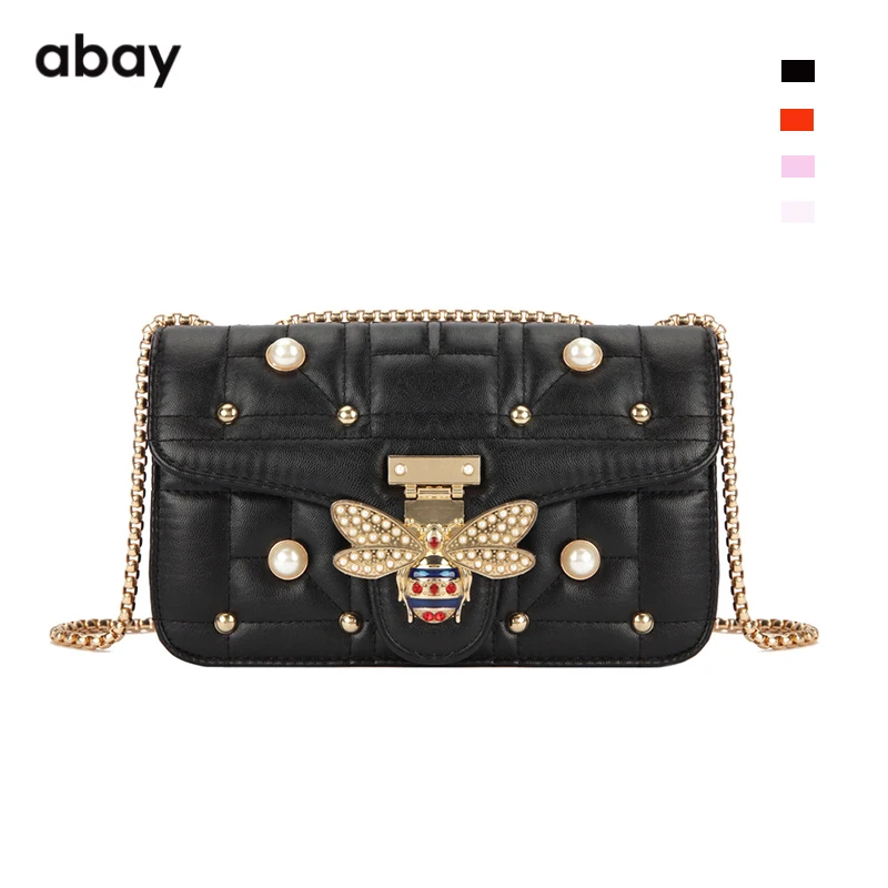 

Bolsa Feminina 2019 Fashion New Fashion Brand Women's Little Bee Handbags Girl Chain Shoulder Bags Party Clutch Main A Sac Femme