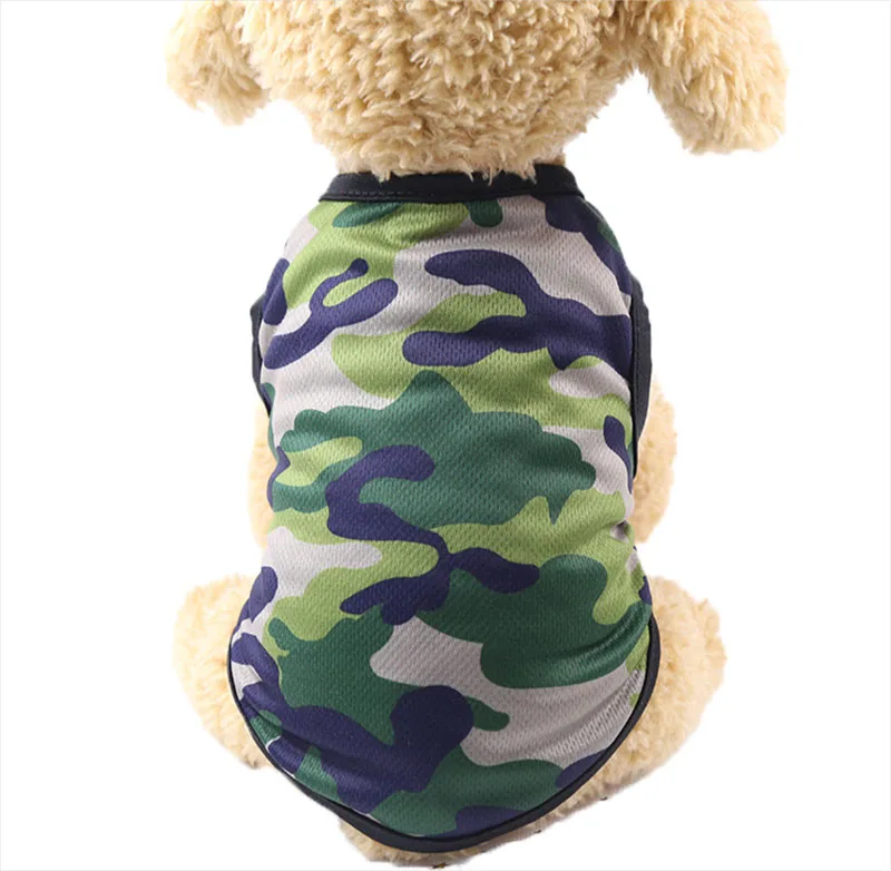 Red camouflage dog vest