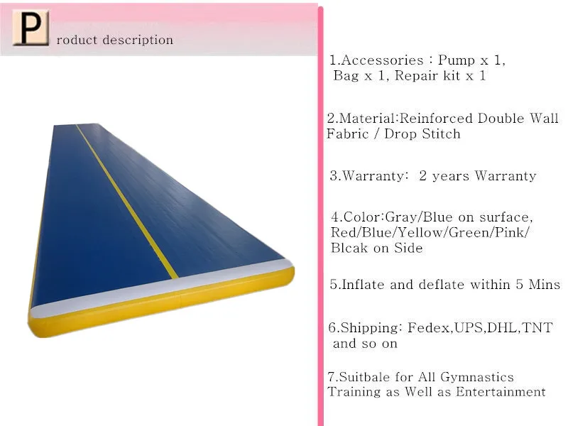 Быстрая надувной c доставкой надувная дорожка-мат на продажу заводская цена Китай батут надувной сушильный трек надувной 12 м X 2 м X 0,2 м