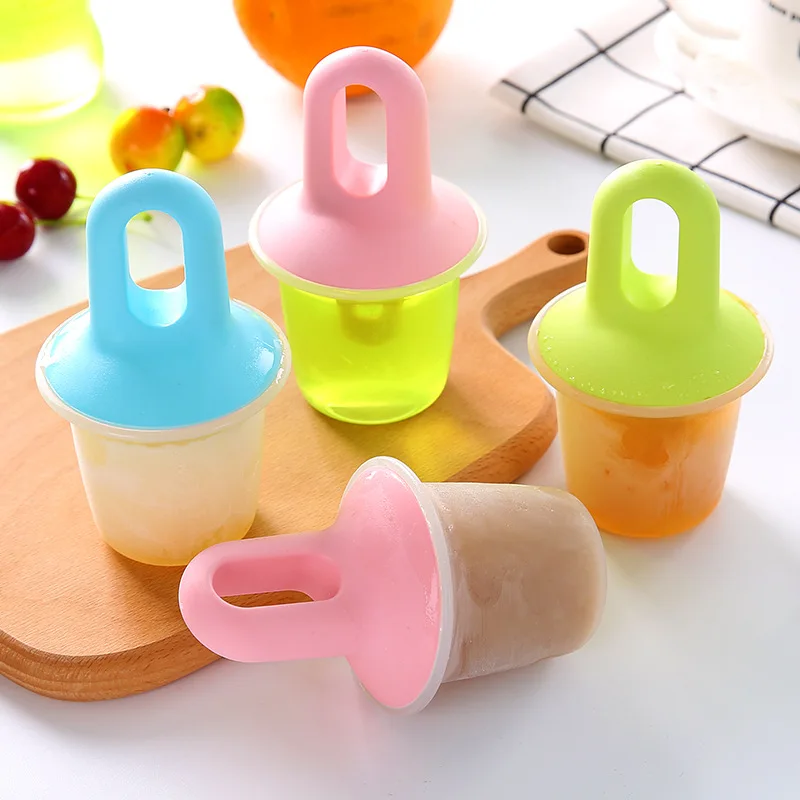 

3 Colors Frozen Ice Cube Molds Popsicle Maker DIY Ice Cream Tools Cooking Tools Bakeware