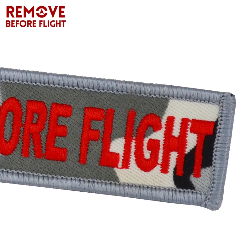 3 шт./лот remove Before Flight брелок камуфляж брелок ювелирные изделия вышивка авиации подарки Chaveiro брелок