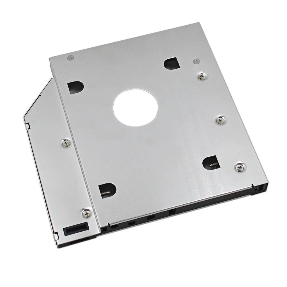 Оригинальный алюминиевый IDE к SATA 2 й HDD Caddy 12 7 мм 5 дюймовый корпус SSD для ноутбука