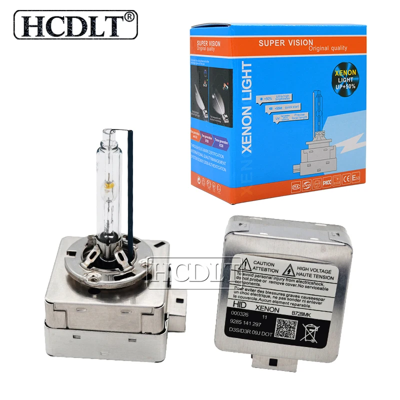 HCDLT 2PCS-20PCS Car Headlight Bulbs 35W Xenon D1S 6000K 4300K 8000K 5000K D3S HID Xenon Lamp Bulb For D1S D3S Replacement Kit