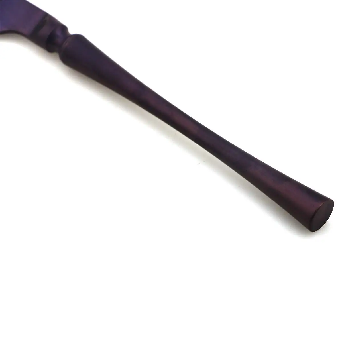 Современная королевская фиолетовая посуда набор ножей столовые приборы 30 шт. Матовая нержавеющая сталь для фестиваля Рождественская