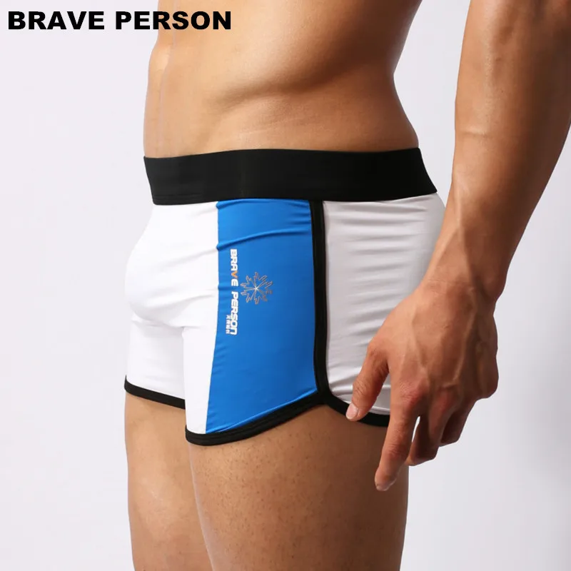 BRAVE PERSON Summer Hot Shorts Men Beachwear Shorts Men Sportwear Beach Board Shorts Smooth Soft Shorts Men Swim Trunks — view 2
