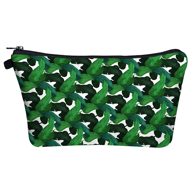 

2019 Fashion New European and American Cosmetic Bag's 3D Digital Print Storage Wash Bag Ladies Travel Necessaire Makeup Pouch