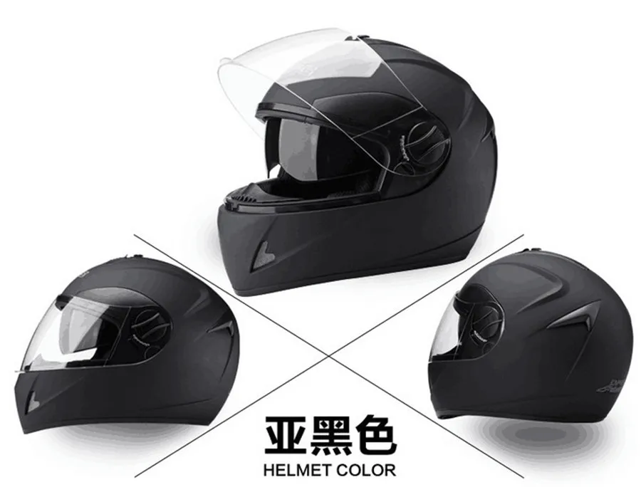 double lens off-road helmets downhill racing mountain full face helmet motorcycle moto cross casco casque capacete