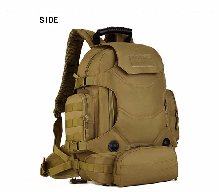 Большой Ёмкость 40L Тактический штурмовой рюкзак армия Молл спортивная сумка Открытый Водонепроницаемый Для мужчин и Для женщин