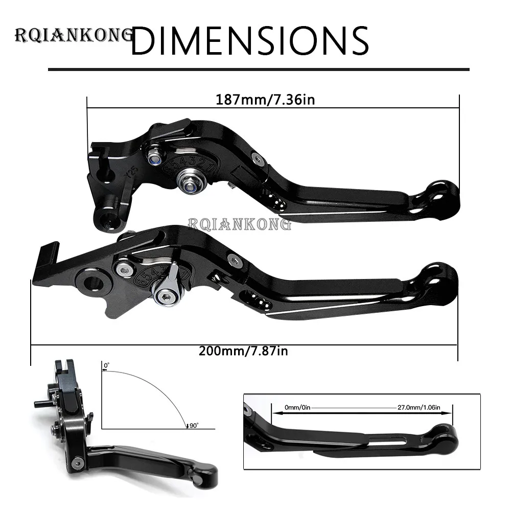 Для Kawasaki NINJA ER6F ER 6F 6 F двигатель мотоцикла CNC алюминиевый регулируемый складной