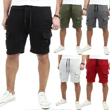 Новейший модный костюм для мужчин, военный армейский грузовой шорты, спортивные рабочие повседневные брюки, летний карман
