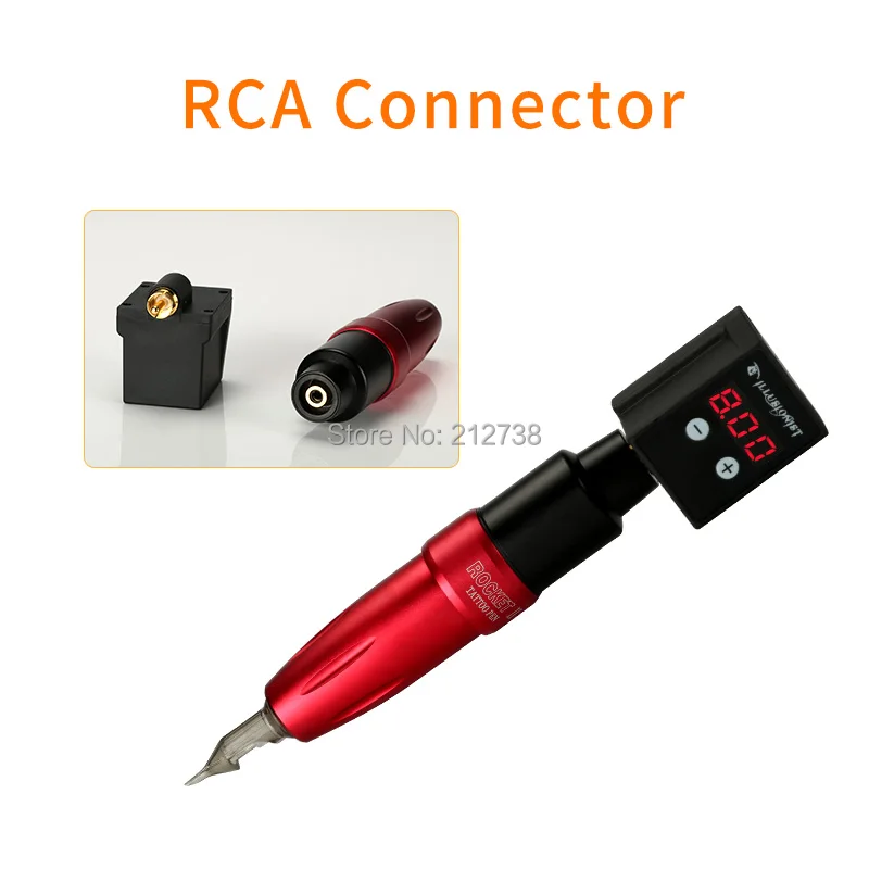  2019 Newest Wireless Power Supply Mini Tattoo Power Supply Portable LCD Screen RCA/DC Connector Sup