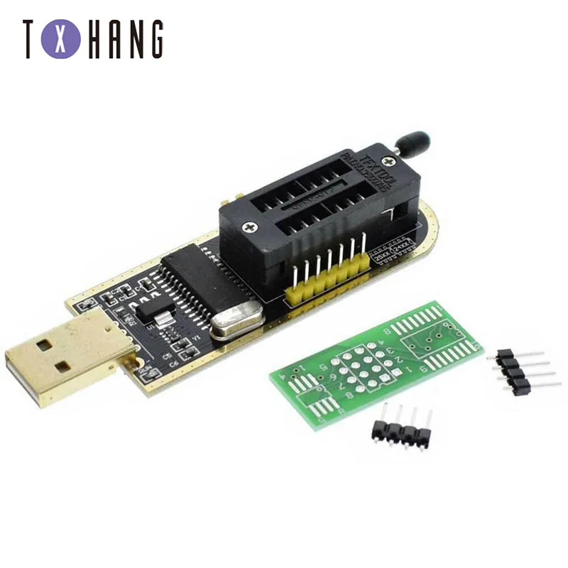 CH341A 24 25 серия EEPROM Flash BIOS USB программатор модуль + SOIC8 SOP8 тестовый зажим для 93CXX/25CXX/24CXX