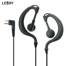 LEORY 1.4m Handsfree Earpiece Earphone Headset for Motorola Walkie Talkie with 3.5mm 2.5mm Connectors